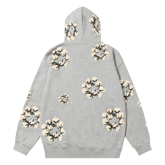 Denim Tears Kapok Pattern Printed Hoodie