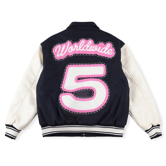 Sp5der Wool Varsity Jacket