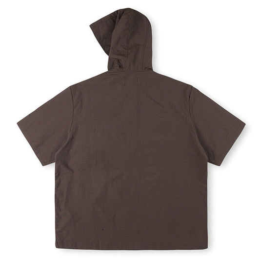 SAINT VANITY Embroidered Sporty Zipper Short-sleeved Jacket