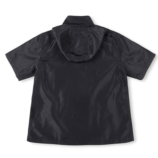 SAINT VANITY Embroidered Sporty Zipper Short-sleeved Jacket