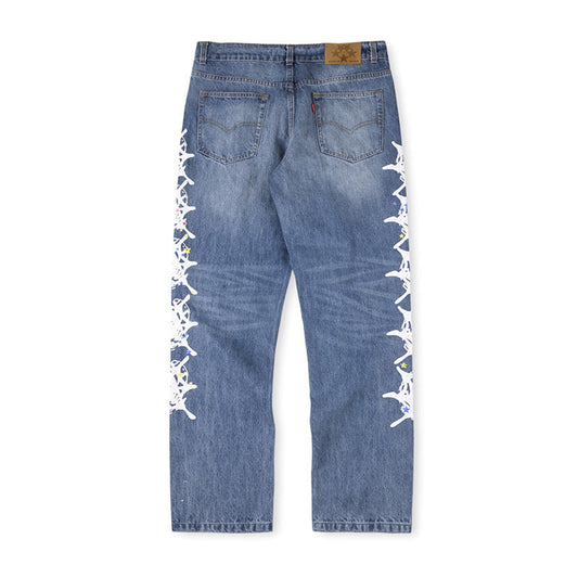 Sp5der Vintage Web Jean