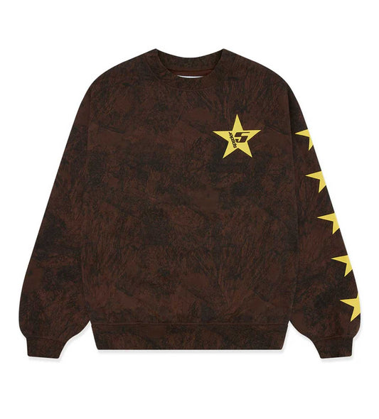Sp5der 5 Crewneck Sweatshirt Brown