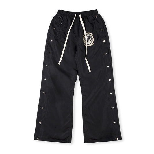 SAINT VANITY  Nylon Hooded Track  Pants “Black”