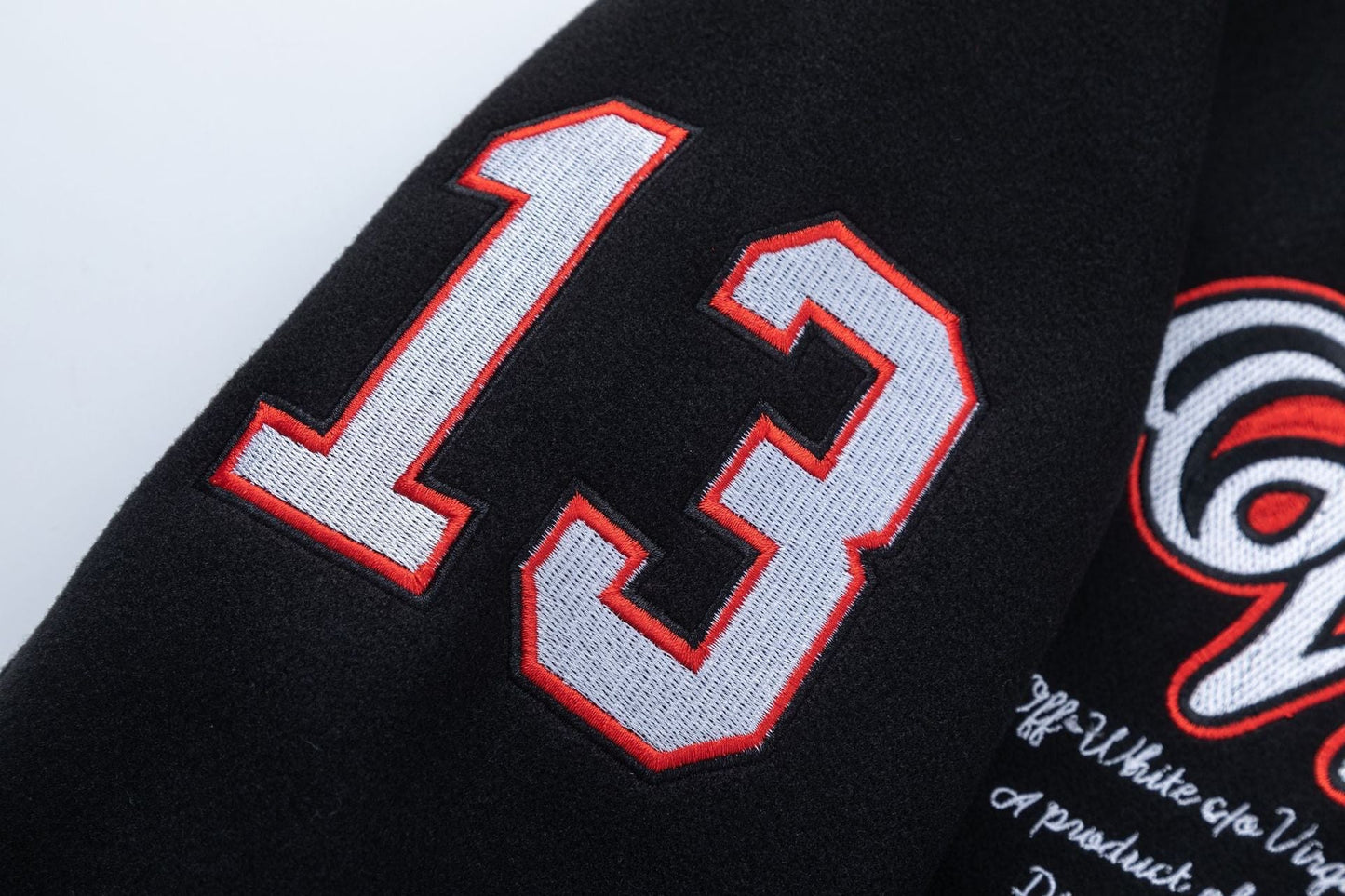 OFF WHITE Golf Varsity Jacket