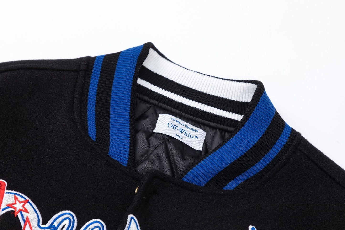 OFF WHITE Logo-Embroidered Jacket