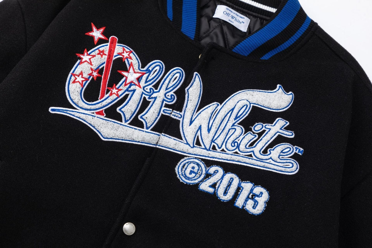 OFF WHITE Logo-Embroidered Jacket