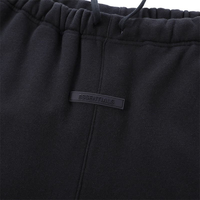 Fear Of God Essentials Pants Plus Fleece Thickening Black