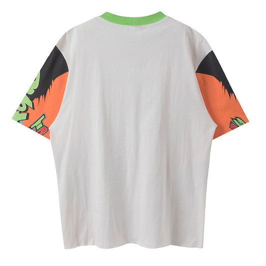 SAINT MICHAEL  Graphic-Print Cotton T-Shirt