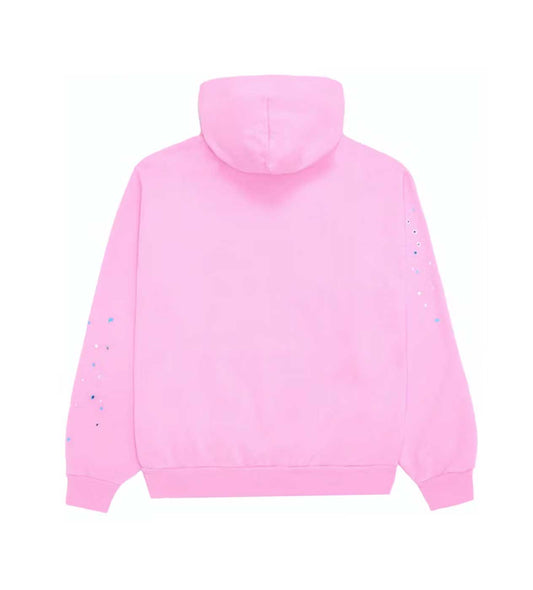 Sp5der OG Web Pink Hoodie