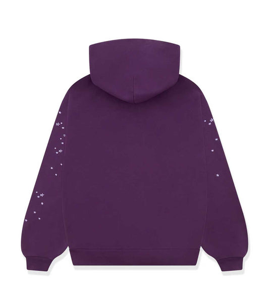 Sp5der Star OG Web v2 Hoodie Purple